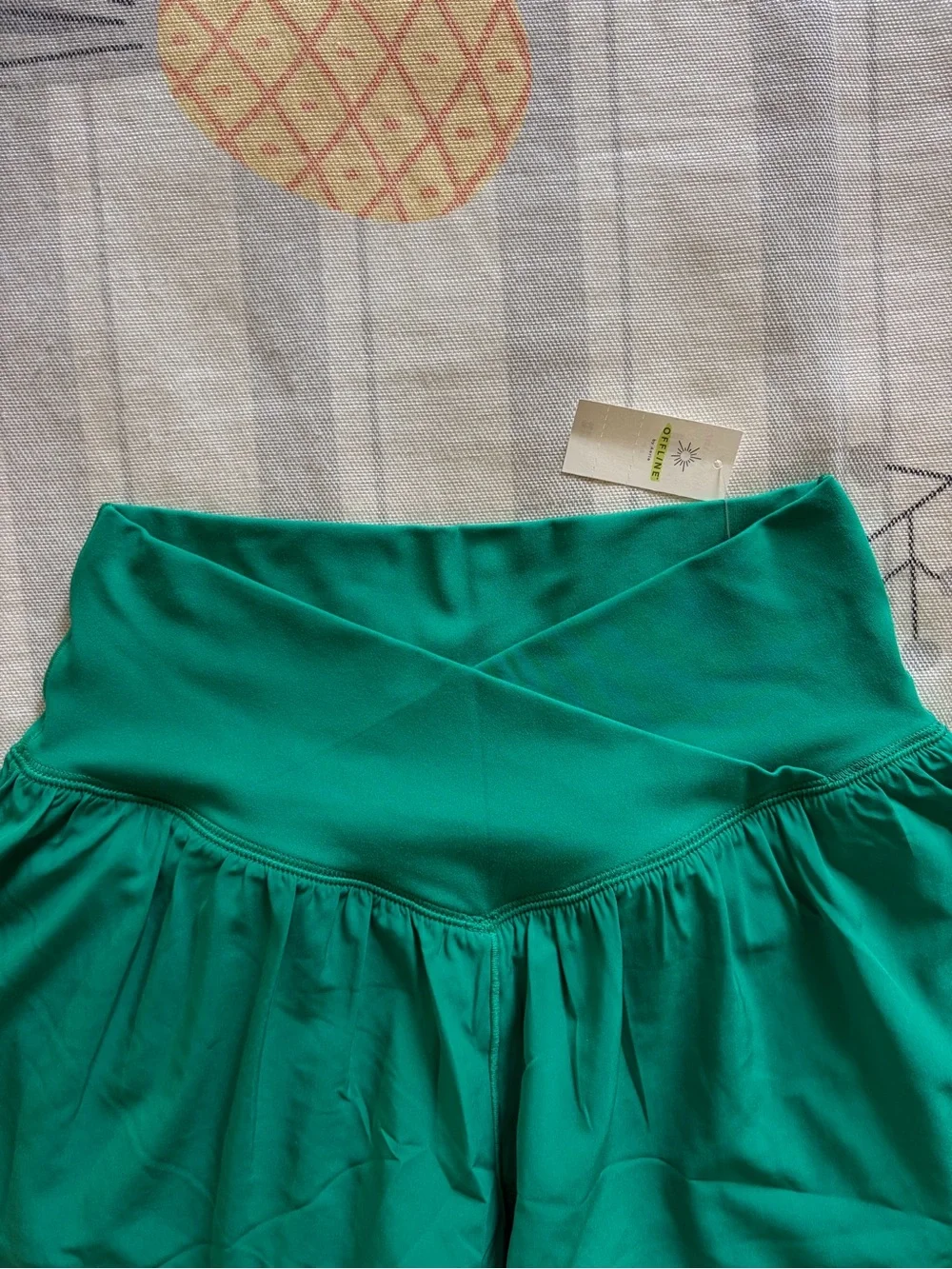 OFFLINE by Aerie Green Crossover Shorts - Picture 3 of 5